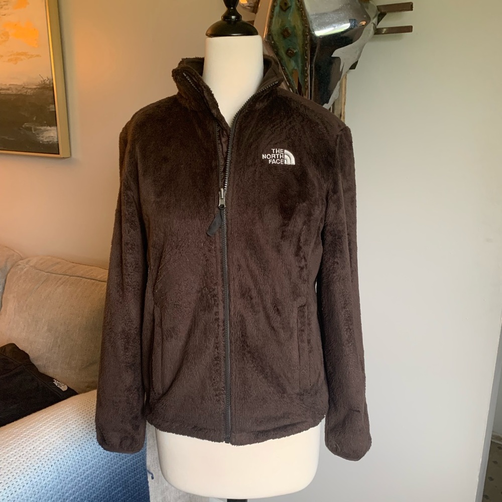 The North Face Chocolate Brown Fuzzy Full Zip